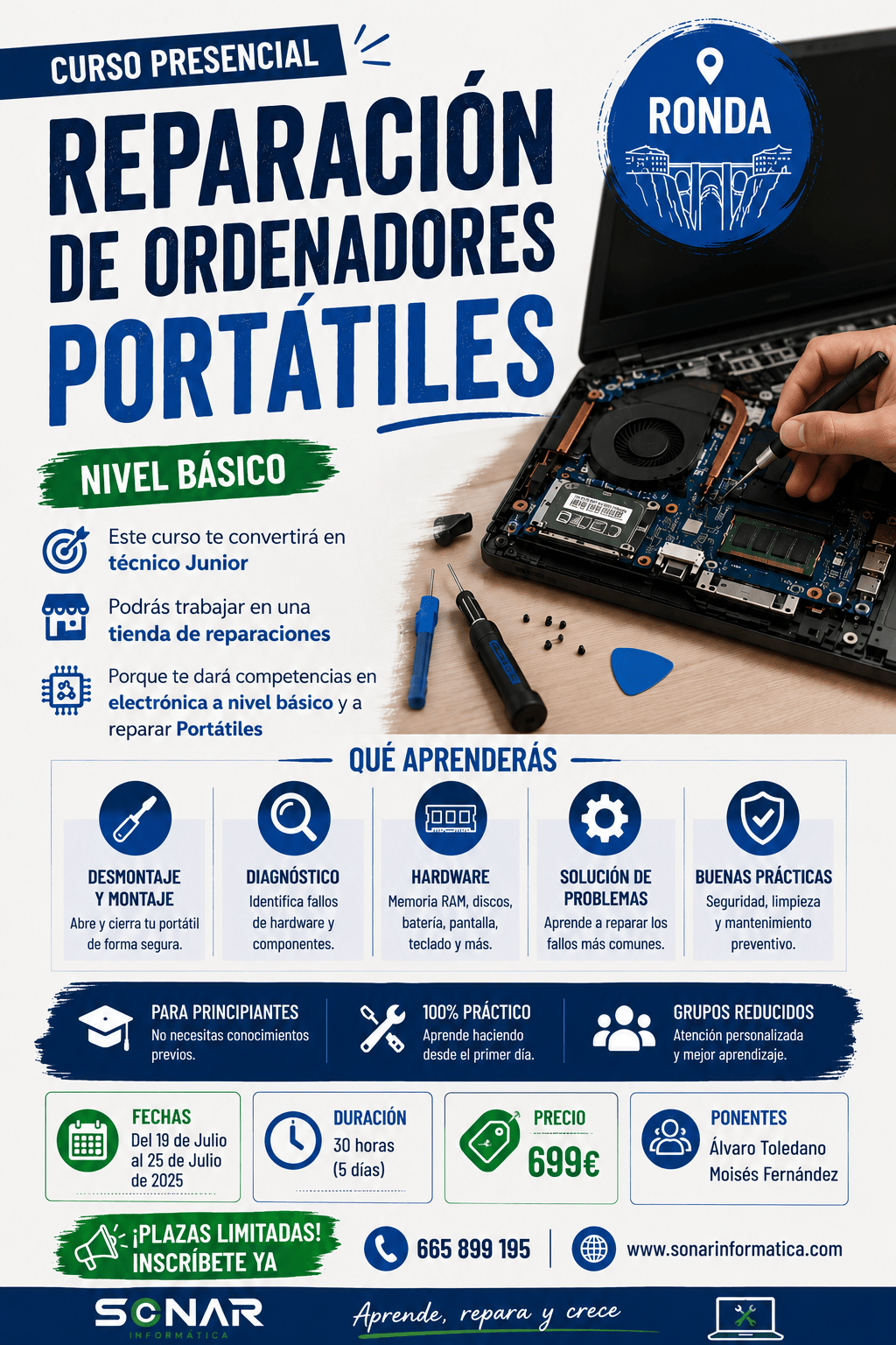 Curso de Reparación de Electrónica en Ronda