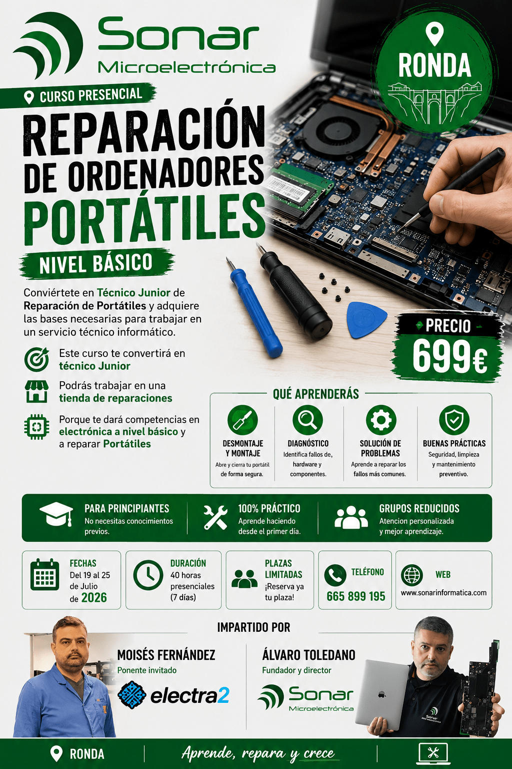 Curso de Reparación de Electrónica en Ronda